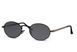 Ochelari de soare ovali unisex negri metal 2715 2715 foto 2