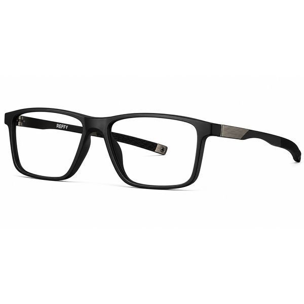Ramă sport REFFY R5827C1 negru mat unisex pentru lentile cu dioptrii &ndash; vedere laterală