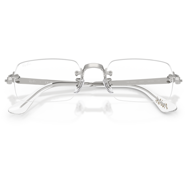 Оправа Ray-Ban RX3928V 2501 со сложенными дужками и маркировкой размера 54&ndash;20&ndash;145 на внутренней стороне
