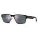 Ochelari de soare Armani Exchange AX2046S 60006G 57 &mdash; formă dreptunghiulară, ramă subțire metalică, lentile cu protecție UV 100%