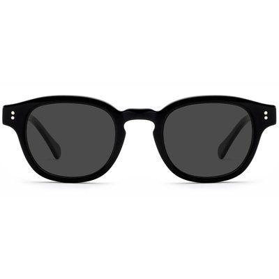 Черные солнцезащитные очки панто из ацетата REFFY  RFG1652-A C1 фото
