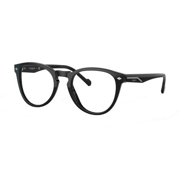 Оправа Vogue VO5382 W44 51 &mdash; унисекс панто, лёгкая чёрная оправа
