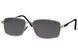Ochelari de soare rectangulari unisex auriu cu negru 6133 6133 foto 2