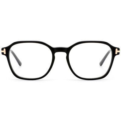 Rame ochelari de vedere patrati negri din acetat și metal REFFY unisex