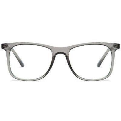 Ochelari pentru calculator Reffy RBF2024C4 cu filtru Blue Light, ramă gri, vedere frontală
