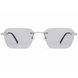 Ochelari de soare fără ramă REFFY RGS7025C3 cu lentile gri vedere frontală