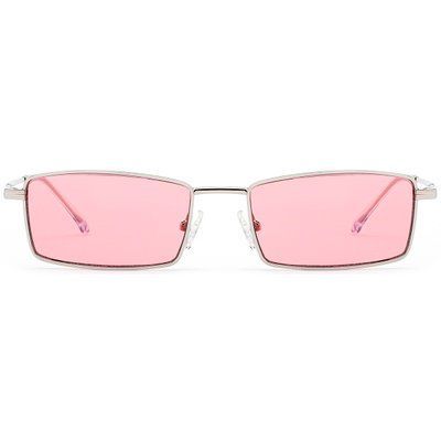 Ochelari de soare rectangulari din metal roz REFFY RYD1401 C4 foto