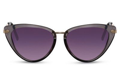 Ochelari de soare cat eye gri p/u femei 2896 2896 foto