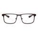 Ramă Emporio Armani EA1163 3390 55 &mdash; model masculin, formă pătrată, ramă metalică albastră, design elegant
