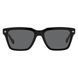 Ochelari de soare Vogue VO5404S W44/87 54, formă dreptunghiulară, ramă neagră, lentile cu protecție UV 100%