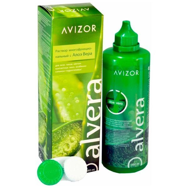 Avizor Alvera 350 мл многофункциональный раствор для контактных линз в Молдове