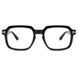 Ramă de vedere unisex neagră din acetat REFFY RFG1148C1 vedere frontală