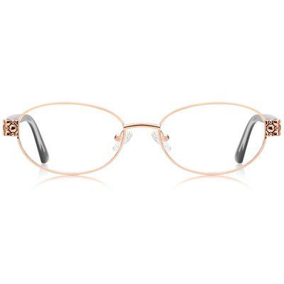 Ochelari de vedere ovali damă Reffy R3165 C4 negri