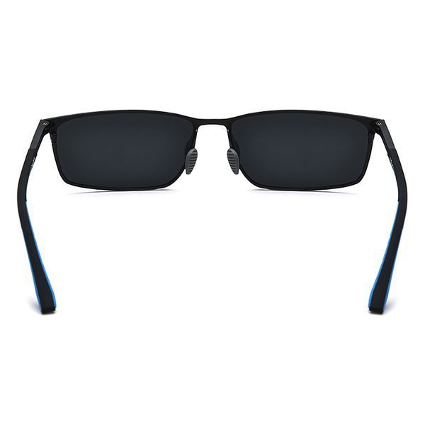 Ochelari de soare rectangulari din titan p/u barbati REFFY RH7303 Blue foto