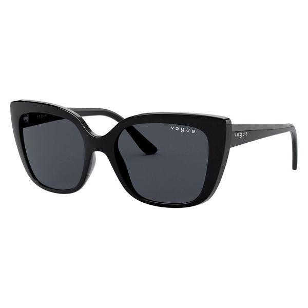 Солнцезащитные очки Vogue VO5337S W44/87 53 &mdash; овальная форма, тёмная оправа, линзы с UV-защитой 100%