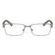 Ramă Armani Exchange AX1017 &mdash; formă dreptunghiulară metalică, culoare gunmetal mat, design masculin elegant