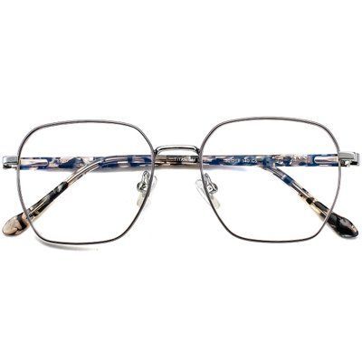 Ochelari de vedere pătrați argintii Reffy R8026C5 unisex