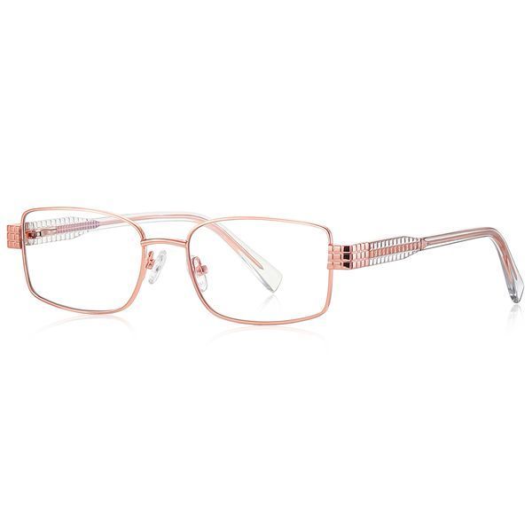 Женские очки для зрения Reffy R3163 C2 золотистые прямоугольные