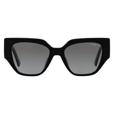 Ochelari de soare Vogue VO5409S W44/11 52 &mdash; formă ovală, ramă neagră, lentile cu protecție UV 100%