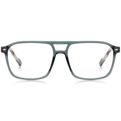 ochelari de vedere aviator verzi translucizi REFFY R219C3 vedere frontala