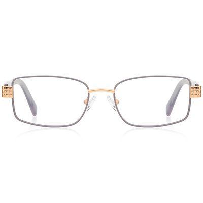 Ochelari de vedere damă Reffy R3163 C5 rectangulari argintii