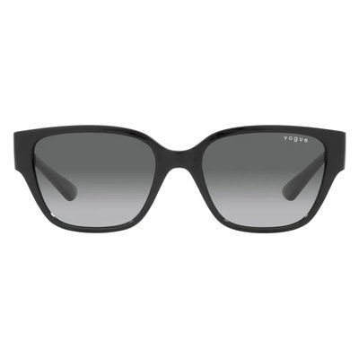 Ochelari de soare Vogue VO5459SB W44/11 53 &mdash; formă ovală, ramă fină neagră, lentile cu protecție UV