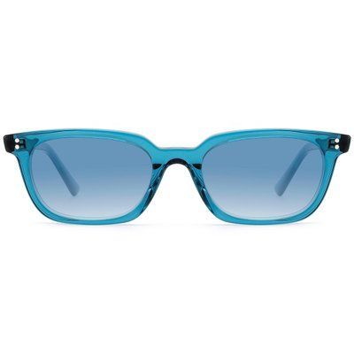 Ochelari de soare polarizați REFFY din acetat albastru transparent pentru femei