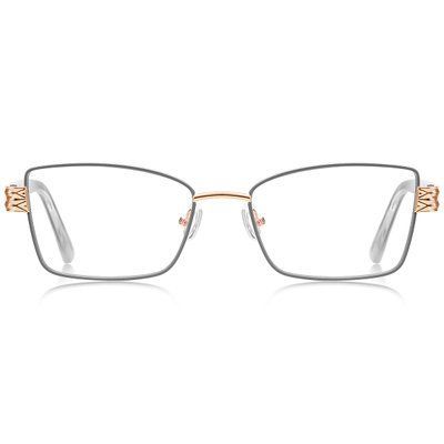 Ochelari de vedere damă Reffy R3171 C5 rectangulari argintii