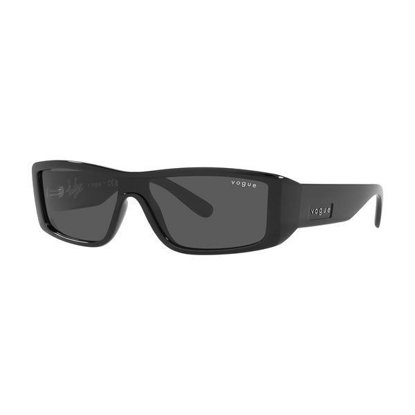 Солнцезащитные очки Vogue VO5442S 331/287 53 &mdash; прямоугольная форма, тёмная оправа, линзы с защитой UV 100%