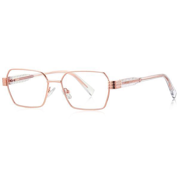 Женские очки для зрения Reffy R3161 C2 прямоугольные золотистые