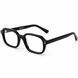 Ramă de vedere dreptunghiulară din acetat negru REFFY R1512C1 cu nituri decorative duble din semi-profil &icirc;n imaginea 4_18.jpg