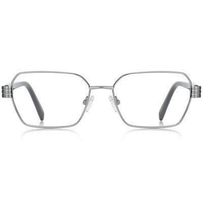 Ochelari de vedere damă Reffy R3161 C5 rectangulari argintii
