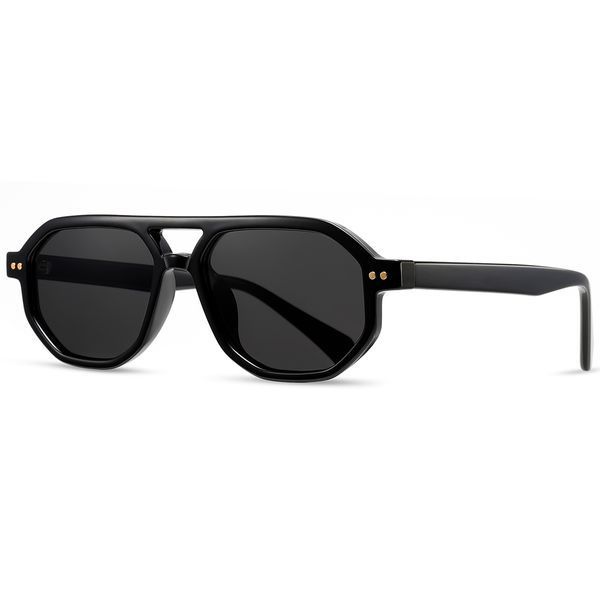 Ochelari de soare pilot unisex REFFY RS31119C1 design negru modern