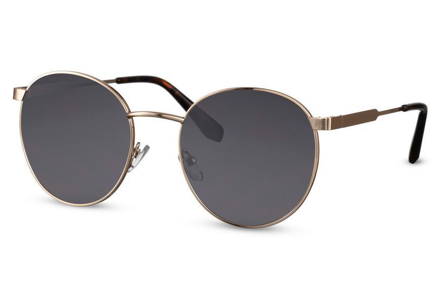 Ochelari de soare rotunzi unisex din metal 2382 2382 foto
