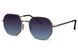 Ochelari de soare hexagonal unisex din metal 2886 2886 foto 2