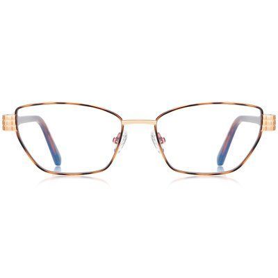 Ochelari de vedere damă Reffy R3162 C3 rectangulari Havana