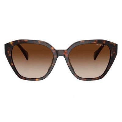 Ochelari Ralph Lauren RA5315U 500313 54 &mdash; formă Cat-Eye, ramă Shiny Dark Havana, lentile gradiente cu protecție UV