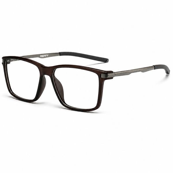 Ramă sport REFFY R5851C1 neagră unisex pentru lentile cu dioptrii &ndash; vedere laterală