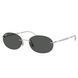 Ochelari de soare Ray-Ban RB3767, vedere din semi-profil, ilustr&acirc;nd estetica retro-chic (Y2K), greutatea redusă și pernițele nazale transparente