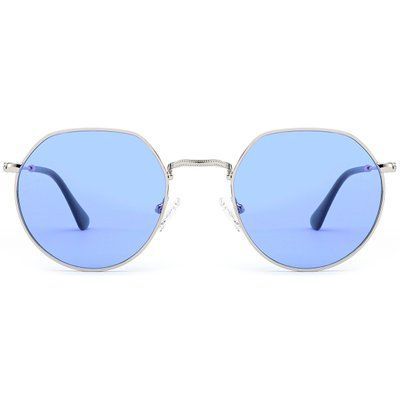 Ochelari de soare REFFY SGYD1402C4 rotunzi polarizați albaștri