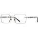 Detaliu lateral ochelari de vedere fără ramă Reffy R88196, design minimalist