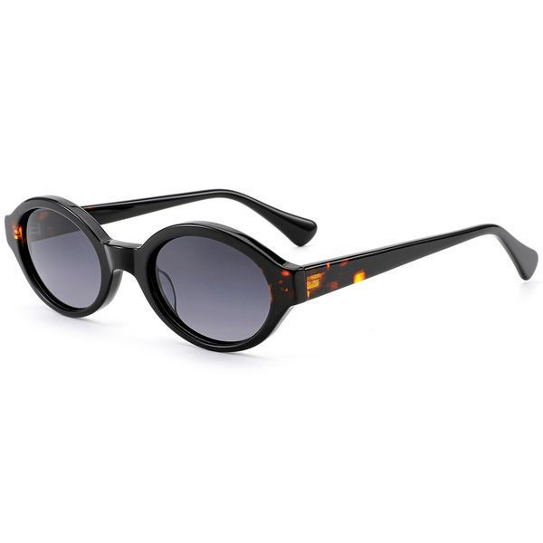 Ochelari de soare polarizați REFFY SG1526C1 ovali negri
