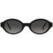 Ochelari de soare damă ovali negri REFFY SG1526C1 polarizați din acetat