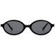 Ochelari de soare ovali REFFY SG1507 negri polarizați din acetat pentru femei vedere frontală